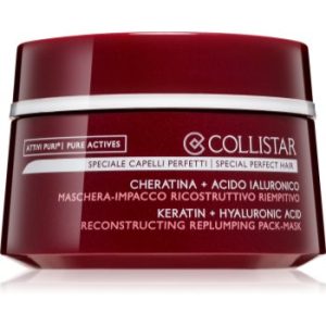 Collistar Attivi Puri Keratin+Hyaluronic Acid Mask Masca regeneratoare pentru parul deteriorat si fragil