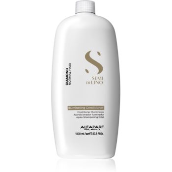 Alfaparf Milano Semi di Lino Diamond Illuminating balsam pentru păr ușor de pieptănat cu efect iluminator