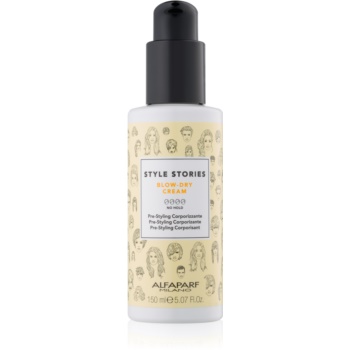 Alfaparf Milano Style Stories The Range Pre-Styling cremă protectoare pentru accelerarea uscării prin suflare pentru volum maxim