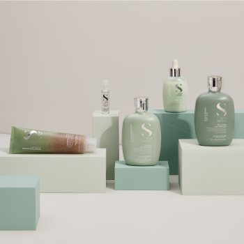Alfaparf Milano Semi Di Lino Scalp Renew șampon energizant pentru păr fin, slab și casant