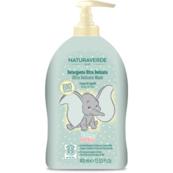 Disney Naturaverde Baby Ultra Delicate Wash 2 in 1 gel de dus si sampon pentru nou-nascuti si copii