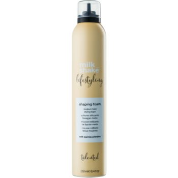 Milk Shake Lifestyling Talented spumă pentru volum și forma coafurii, cu protecție termică