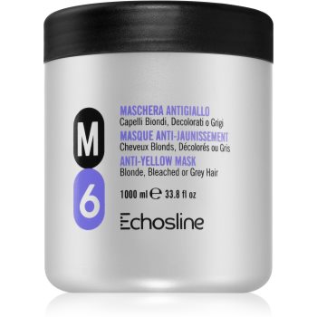 Echosline Anti-Yellow M6 Masca de par neutralizeaza tonurile de galben