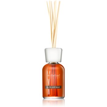 Millefiori Natural Vanilla and Wood aroma difuzor cu rezervã