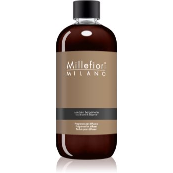 Millefiori Natural Sandalo Bergamotto reumplere în aroma difuzoarelor