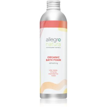 Allegro Natura Organic spumă de baie răcoritoare