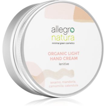 Allegro Natura Organic crema hidratanta usoara de maini