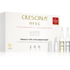 Crescina Transdermic 200 Re-Growth and Anti-Hair Loss tratament pentru stimularea creșterii părului și anti-cădere pentru barbati