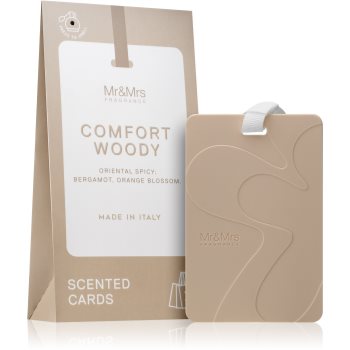 Mr & Mrs Fragrance Comfort Woody card parfumat
