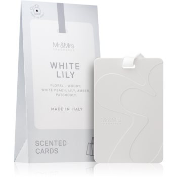 Mr & Mrs Fragrance White Lily card parfumat