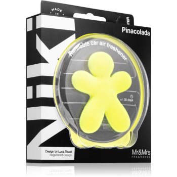 Mr & Mrs Fragrance Niki Velvet Pinacolada parfum pentru masina reincarcabil