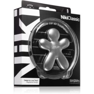 Mr & Mrs Fragrance Niki Fresh Air parfum pentru masina reincarcabil Silver (matt)