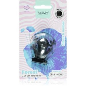 Mr & Mrs Fragrance Forest Citrus & Amber parfum pentru masina (Black Frog)