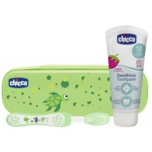 Chicco Always Smiling 12m+ set pentru îngrijirea dentară pentru copii