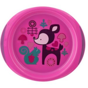Chicco Take Eat Easy Dish Set serviciu de masă 12m+ Pink