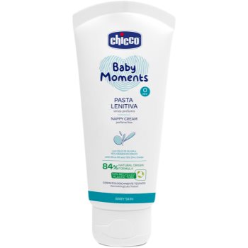 Chicco Baby Moments crema calmanta pentru copii crema-tratament impotriva iritatiilor provocate de scutece