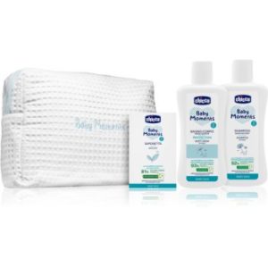 Chicco Baby Moments Blue set cadou (pentru nou-nascuti si copii)