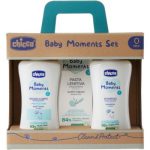 Chicco Baby Moments Clean & Sweet set cadou (pentru nou-nascuti si copii)