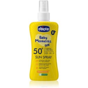 Chicco Baby Moments Sun spray pentru protectie solara pentru copii SPF 50+