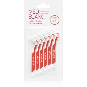 MEDIBLANC Interdental Pick-brush Angle perie interdentara 6 bucati