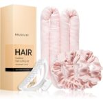 BrushArt Hair Heatless hair curling set set pentru ondularea părului Pink