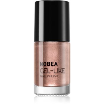 NOBEA Metal Gel-like Nail Polish lac de unghii cu efect de gel