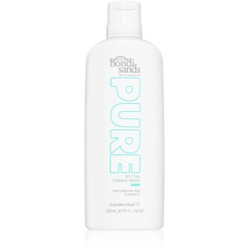 Bondi Sands Pure Self Tan Foaming Water Dark spuma autobronzanta cu efect de hidratare