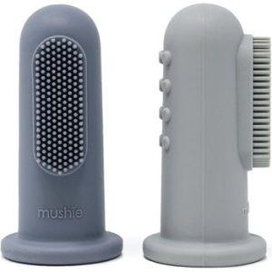 Mushie Finger Toothbrush periuta de dinti pentru deget pentru copii