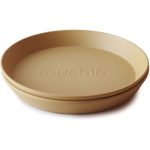 Mushie Round Dinnerware Plates farfurie