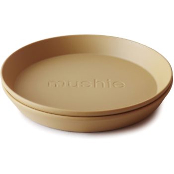 Mushie Round Dinnerware Plates farfurie