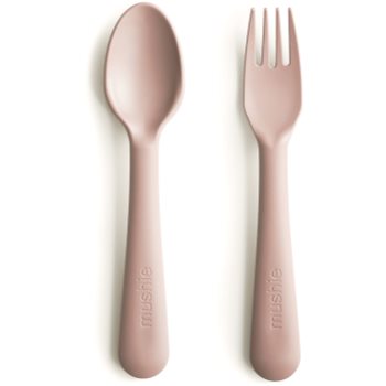 Mushie Fork and Spoon Set tacâmuri