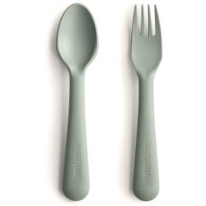 Mushie Fork and Spoon Set tacâmuri