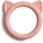 Mushie Cat Teether jucărie pentru dentiție