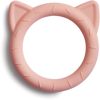 Mushie Cat Teether jucărie pentru dentiție