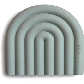 Mushie Rainbow Teether jucărie pentru dentiție