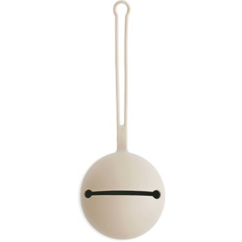 Mushie Silicone Pacifier Holder Case cutie pentru suzetă