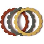 Mushie Flower Teething Bracelet jucărie pentru dentiție