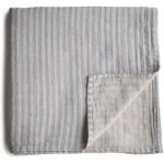 Mushie Muslin Swaddle Blanket Organic Cotton păturică de înfășat