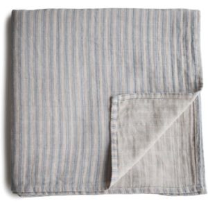 Mushie Muslin Swaddle Blanket Organic Cotton păturică de înfășat