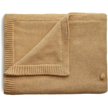Mushie Knitted Pointelle Baby Blanket pled împletit pentru copii
