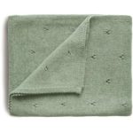 Mushie Knitted Pointelle Baby Blanket pled împletit pentru copii