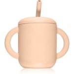 Mushie Training Cup with Straw ceasca cu pai