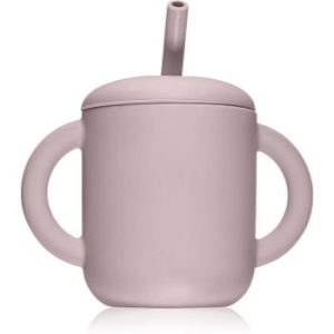 Mushie Training Cup with Straw ceasca cu pai