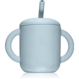Mushie Training Cup with Straw ceasca cu pai