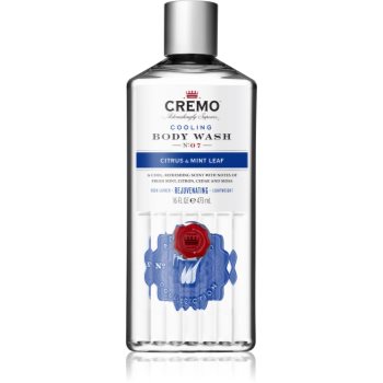 Cremo Cooling Body Wash Citrus & Mint Leaf gel de dus hidratant