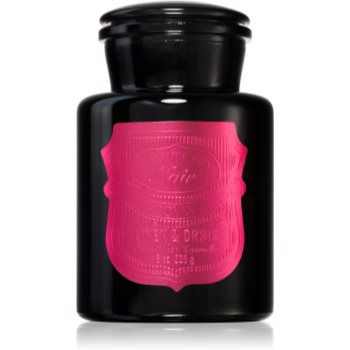 Paddywax Apothecary Noir Linen & Orris lumânare parfumată