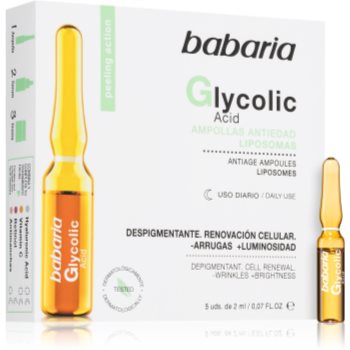 Babaria Glycolic Acid ser antirid iluminator in fiole