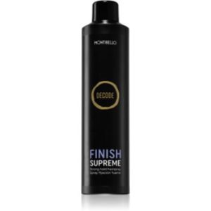 Montibello Decode Finish Supreme Spray fixativ cu fixare puternică rezistent la umezeala