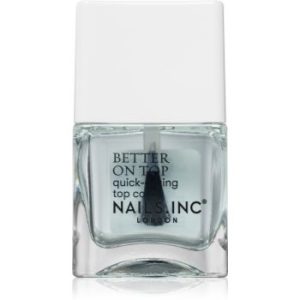 Nails Inc. Better on Top Quick-Drying Top Coat Lac pentru protejarea ojei cu efect de stralucire