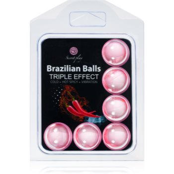 Secret play Brazilian 6 Balls Set Triple Effect ulei de masaj